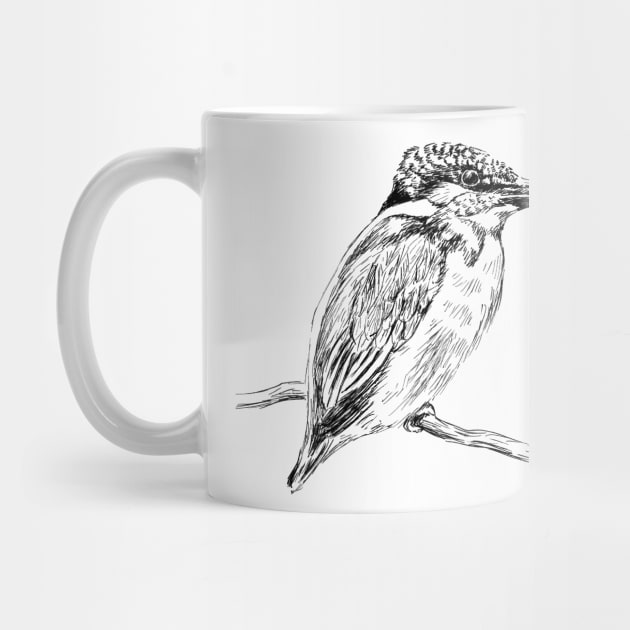 Kingfisher Print by rachelsfinelines